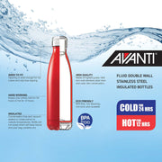 Avanti Fluid Vacuum Bottle 750ml - Navy