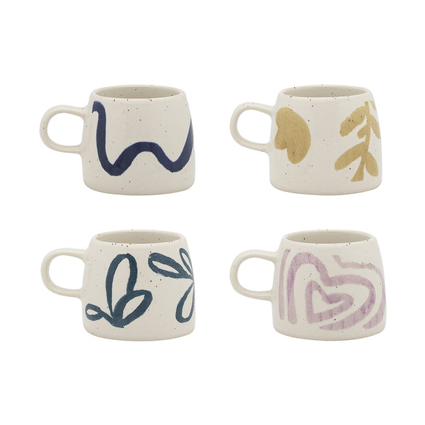 Ecology Nomad Set of 4 Espresso Cups Nature 60ml