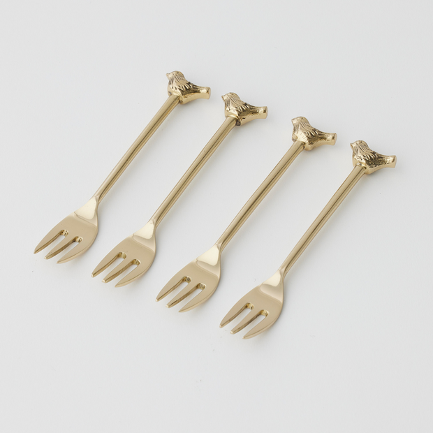Bird Cocktail Forks - Set of 4