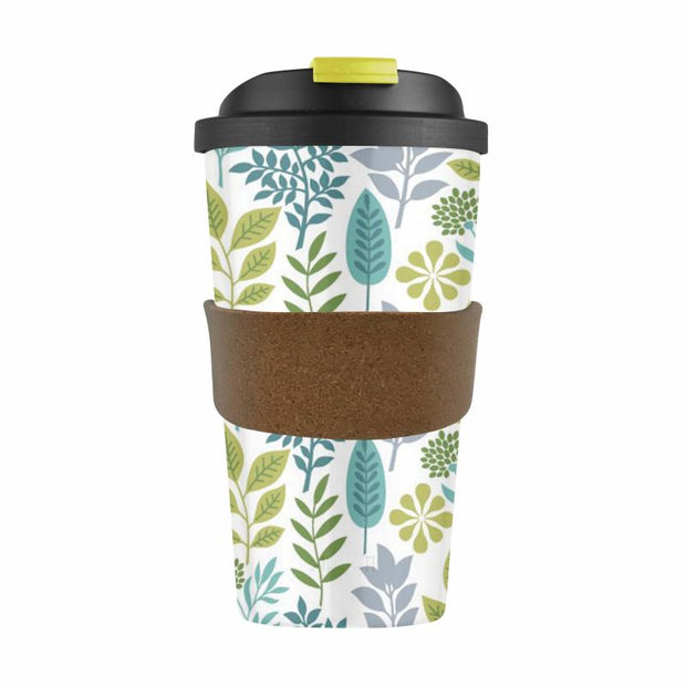 Karlstert Eco Bamboo Cup 420ml Leaves