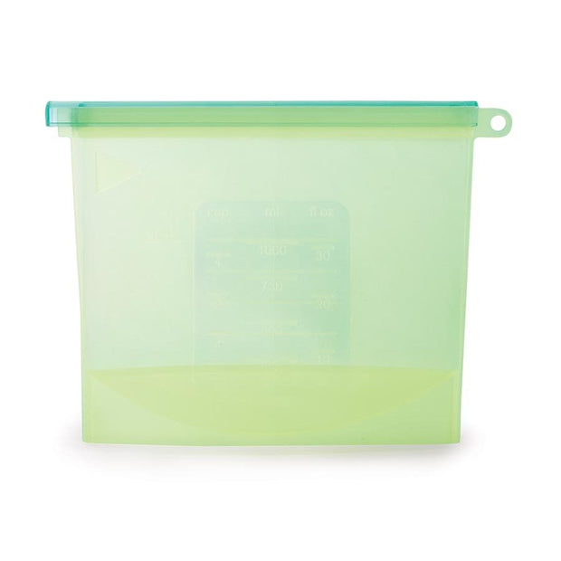Set of 2 Reusable Silicone Food Storage Bags