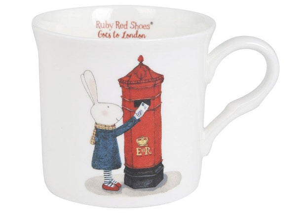 Ruby Red Shoes London Post Box Wide Flare Mug