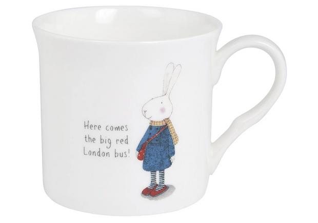 Ruby Red Shoes London Red Bus Wide Flare Mug
