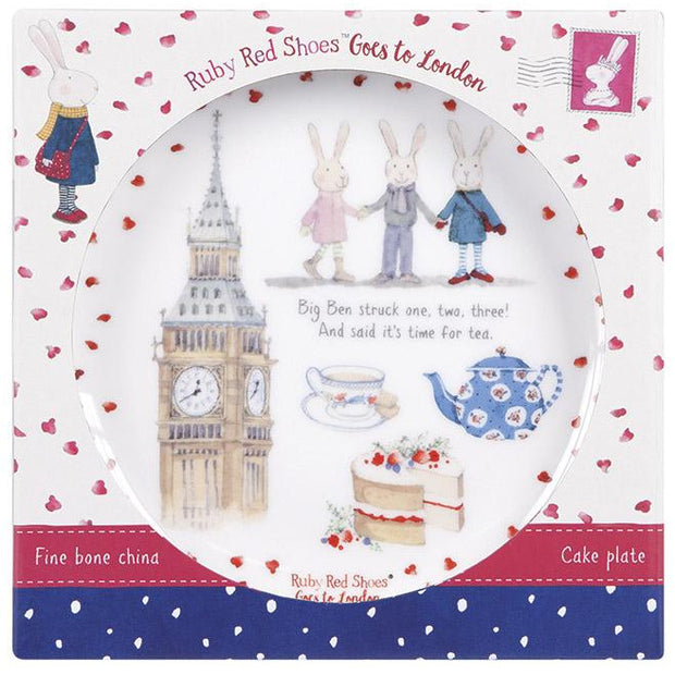 Ruby Red Shoes London Big Ben Cake Plate
