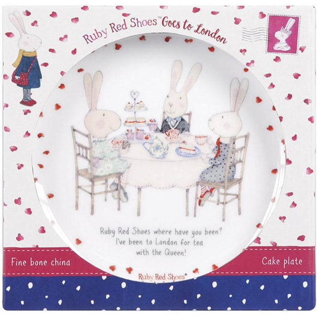 Ruby Red Shoes London Cousins Cake Plate