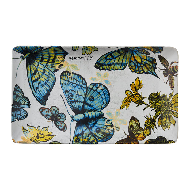 Robert Gordon Platter Rectangle - Butterflies Bromley