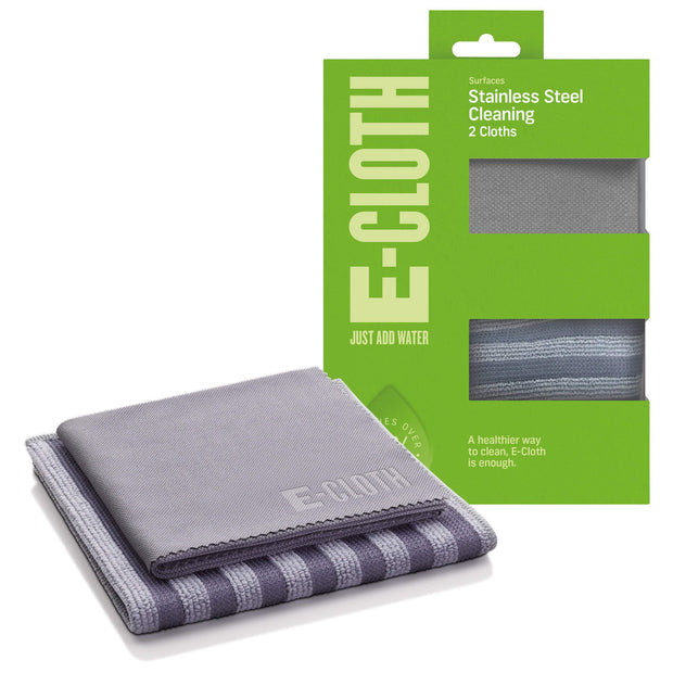 E-Cloth Stainless Steel Cloths 2-Pack