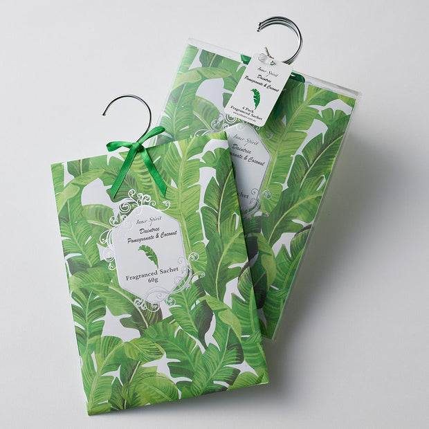 Pilbeam Pomegranate & Coconut Scented Hanging Sachets