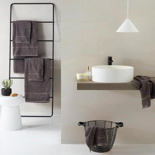 Pilbeam Luxury Collection Charcoal Hand Towel