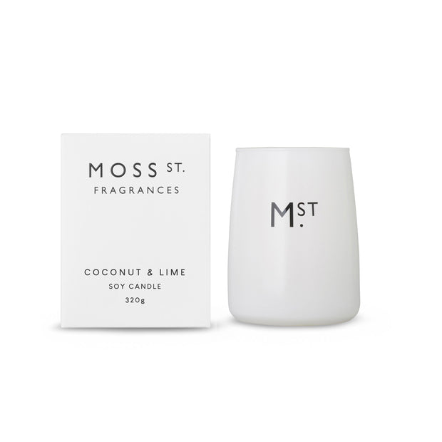 Moss St Coconut & Lime Soy Candle