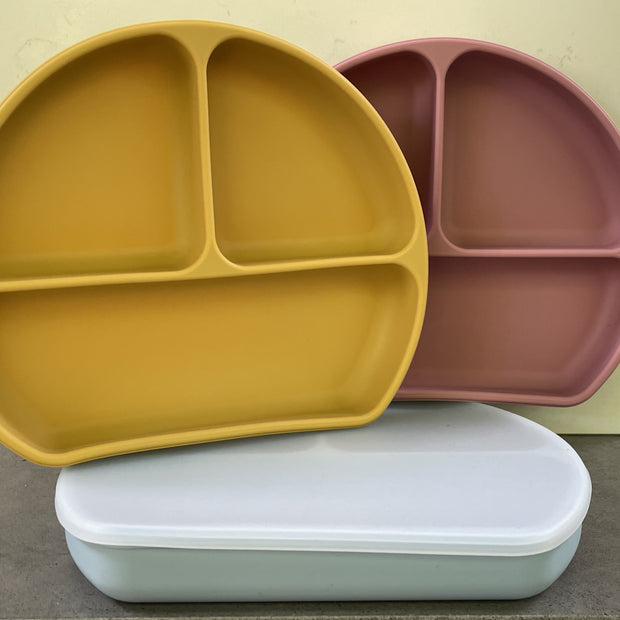 Hello Chester Mango Divider Plate with Lid