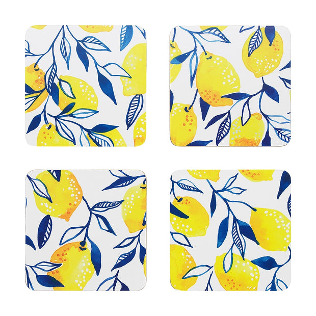 Ecology Lemon Punch Set of 4 Coasters