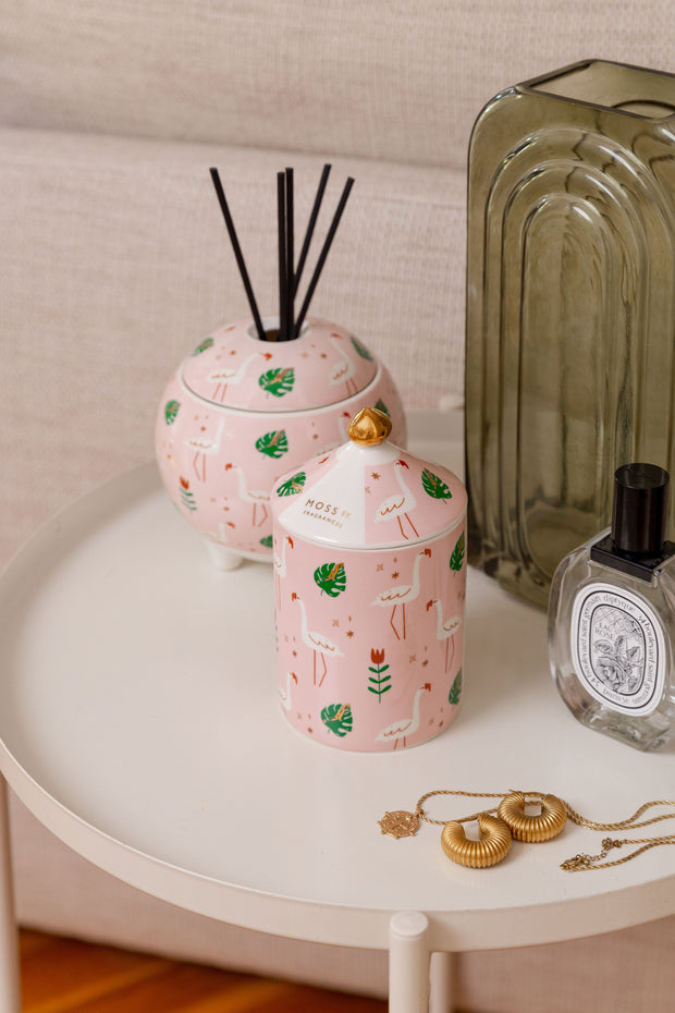 Moss St Pink Sugar Ceramic Diffuser - 100g