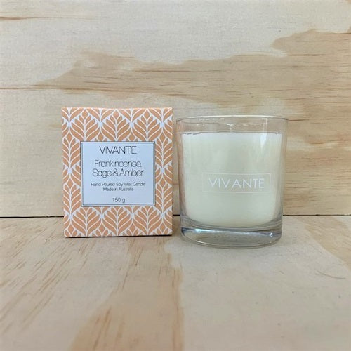 Frankincense, Sage & Amber Signature Soy Wax Candle