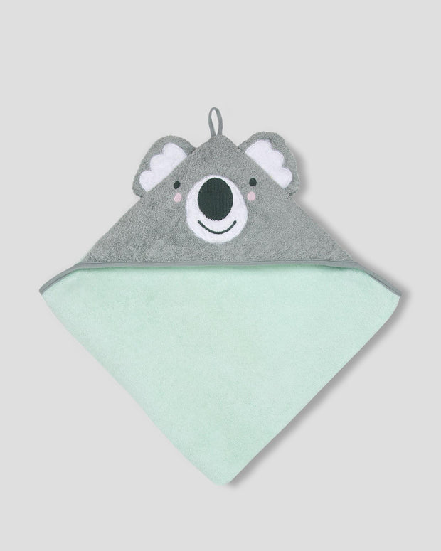 Weegoamigo Colourplay Hooded Towel - Mint Koala