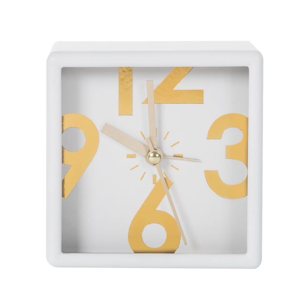 Emporium Lani Mantle Clock - White